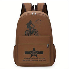 Unisex Canvas Large Capacity Backpack Business Trip Computer Bag
