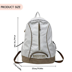 Large Capacity Backpack Casual Nylon Student Bag Outdoor Travel Bag