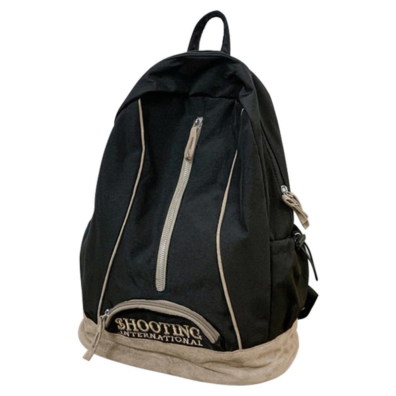 Large Capacity Backpack Casual Nylon Student Bag Outdoor Travel Bag