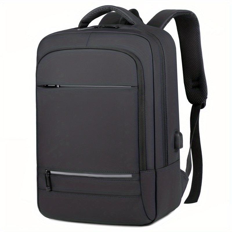 Men's Business Backpack 15.6 Inch Laptop Bag USB Charging