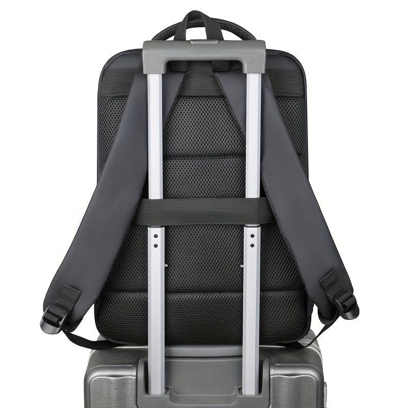 Men's Business Backpack 15.6 Inch Laptop Bag USB Charging