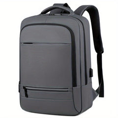 Men's Business Backpack 15.6 Inch Laptop Bag USB Charging