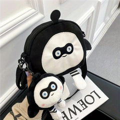 Egg Crossbody Bag Cartoon Canvas Shoulder Bag