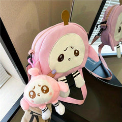 Egg Crossbody Bag Cartoon Canvas Shoulder Bag