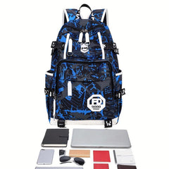 Teens Boys School Bag Nylon Large Capacity Backpack