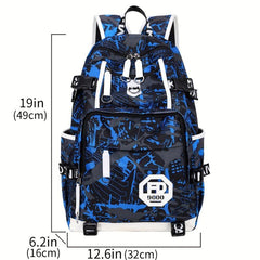Teens Boys School Bag Nylon Large Capacity Backpack