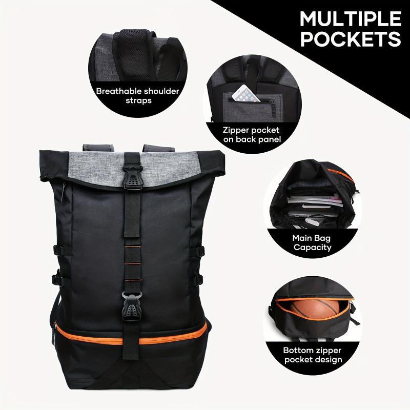 Men's Commuter Travel Computer Backpack Large Capacity Schoolbag