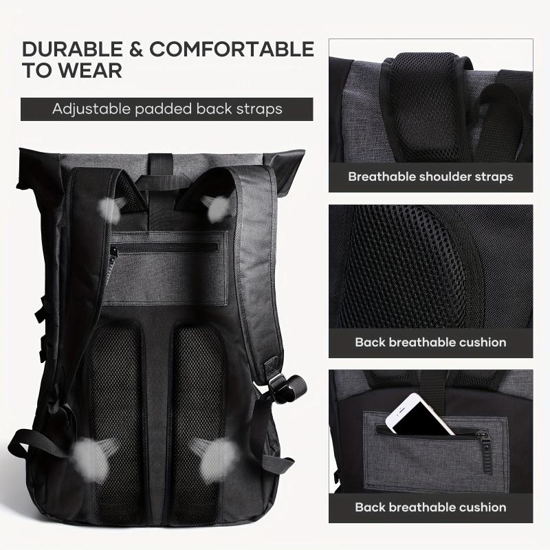 Men's Commuter Travel Computer Backpack Large Capacity Schoolbag