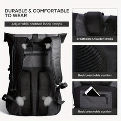 Men's Commuter Travel Computer Backpack Large Capacity Schoolbag