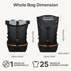 Men's Commuter Travel Computer Backpack Large Capacity Schoolbag