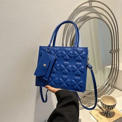 Flower Shoulder Bag Casual Versatile PU Leather Crossbody Bag