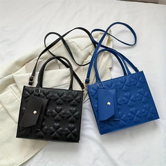 Flower Shoulder Bag Casual Versatile PU Leather Crossbody Bag