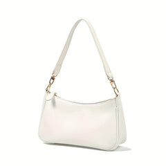 Metal Chain Underarm Bag PU Leather Crossbody Bag Purse