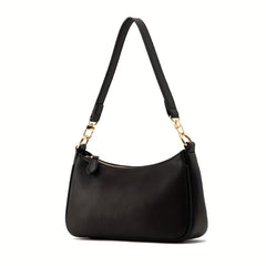 Metal Chain Underarm Bag PU Leather Crossbody Bag Purse