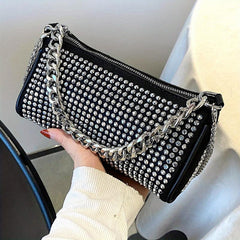 Rhinestone Evening Bag Crossbody Purse