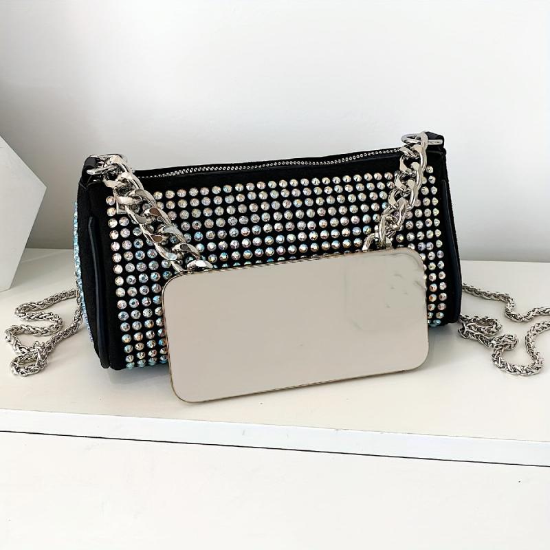 Rhinestone Evening Bag Crossbody Purse