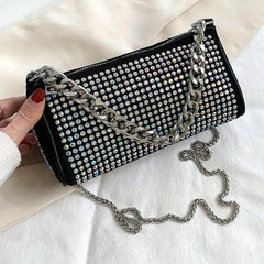 Rhinestone Evening Bag Crossbody Purse