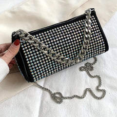 Rhinestone Evening Bag Crossbody Purse