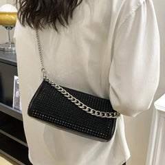 Rhinestone Evening Bag Crossbody Purse