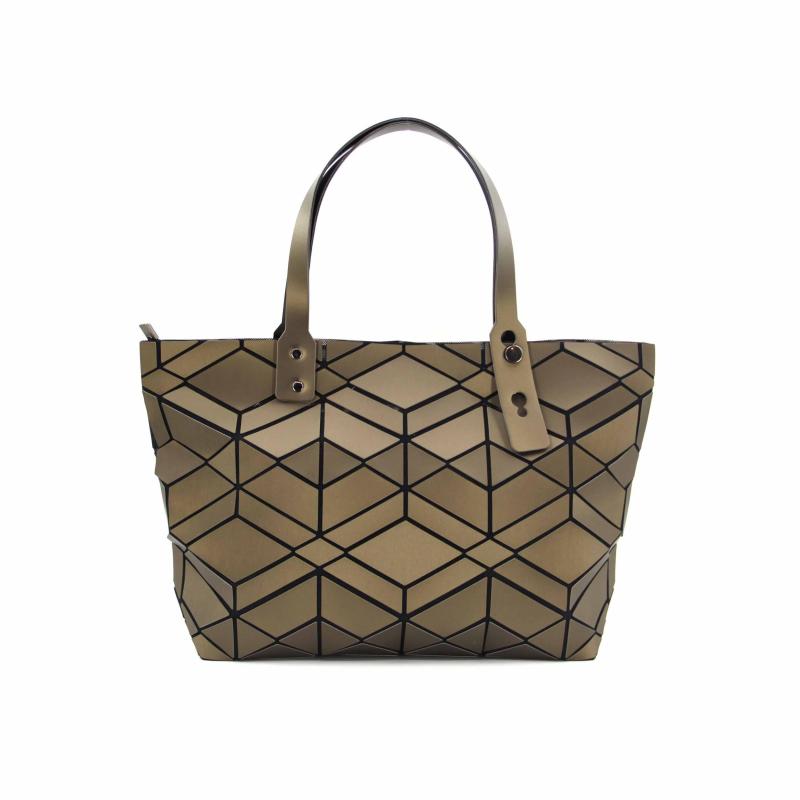 Foldable Geometric Tote Bag Large Capacity Argyle Handbag