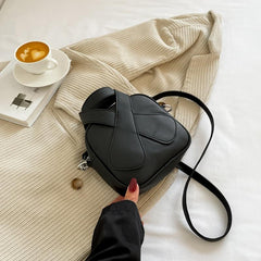 Mini Square Handbag Double Handle Purse