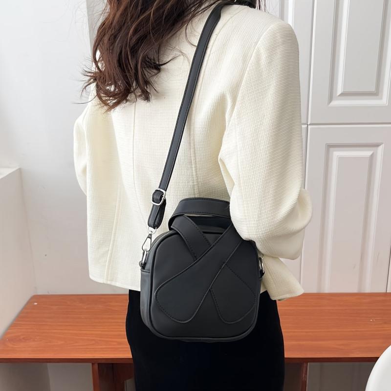 Mini Square Handbag Double Handle Purse