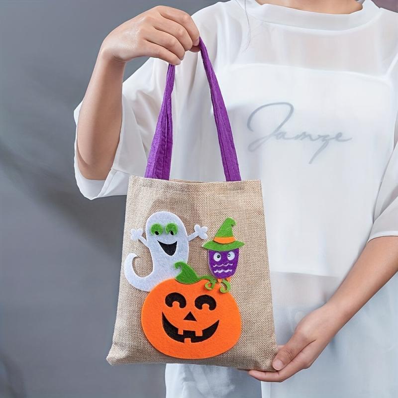 Halloween Candy Bag Ghost Skull Pumpkin Handbag