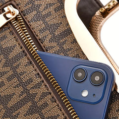 Classic Letter Pattern Handbag All Match Shoulder Bag Retro Satchel Work
