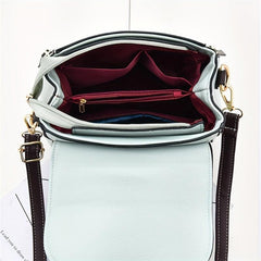 Small Crossbody Bag Textured PU Leather Classic Shoulder Bag