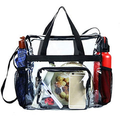 Transparent Minimalist Shoulder Bag Zipper Versatile Handbag