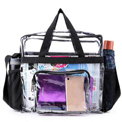 Transparent Minimalist Shoulder Bag Zipper Versatile Handbag