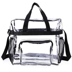 Transparent Minimalist Shoulder Bag Zipper Versatile Handbag