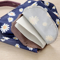 Graphic Print Double Handle Lunch Bag Casual Storage Bag