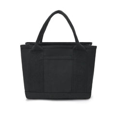 Canvas Tote Bag Solid Lunch Bag Women's Handbag Purse Travel Picnic