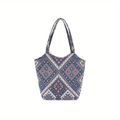 Boho Style Canvas Large Capacity Shoulder Bag