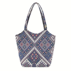 Boho Style Canvas Large Capacity Shoulder Bag