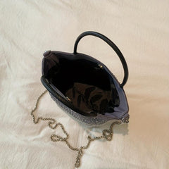 Rhinestone Crossbody Bag Classic Shoulder Bag Women's Casual Handbag & Purse