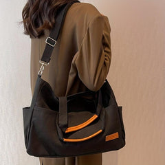 Vintage Canvas Crossbody Bag Large Capacity Tote Handbag