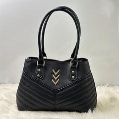 Vintage Quilted Satchel Bag Classic Handbag Zipper Bag For Women
