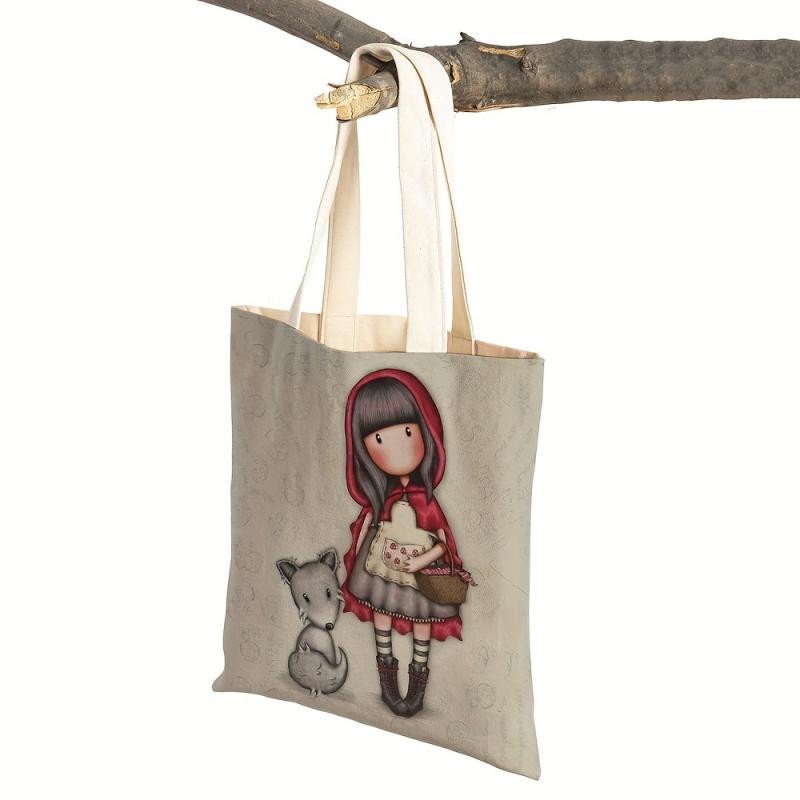 Cartoon Tote Bag Shoulder Bag For Travel