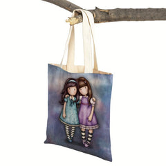 Cartoon Tote Bag Shoulder Bag For Travel