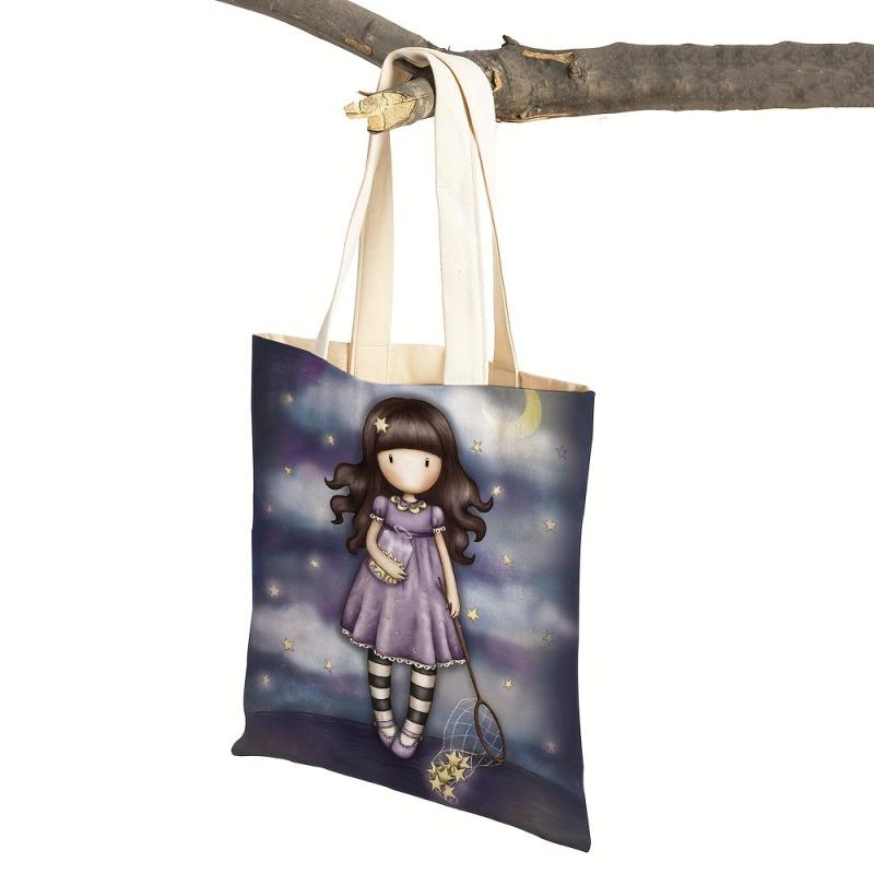 Cartoon Tote Bag Shoulder Bag For Travel
