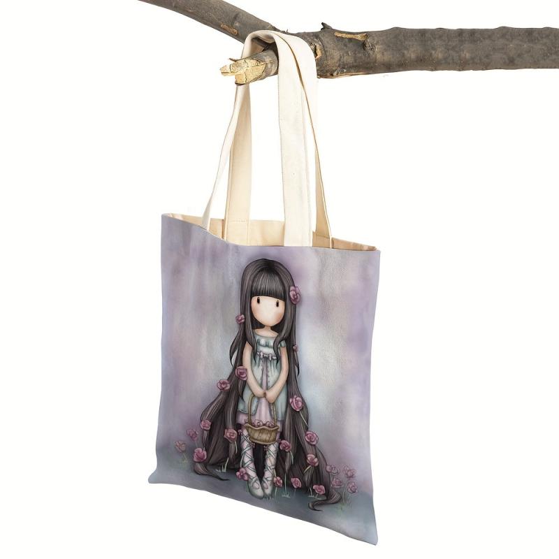 Cartoon Tote Bag Shoulder Bag For Travel