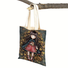 Cartoon Tote Bag Shoulder Bag For Travel
