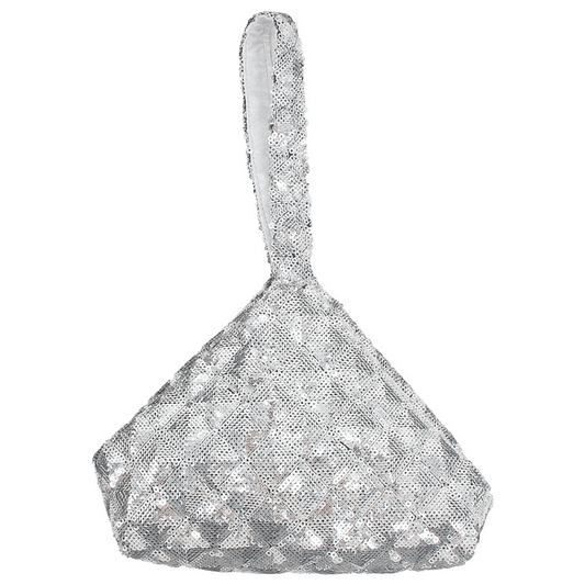 Sequins Decor Satchel Bag Glitter Evening Handbag for Party