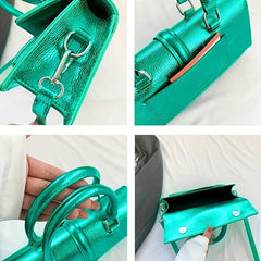 Y2K Crossbody Bag PU Shoulder Bag Women's Casual Handbag