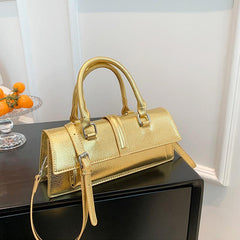 Y2K Crossbody Bag PU Shoulder Bag Women's Casual Handbag