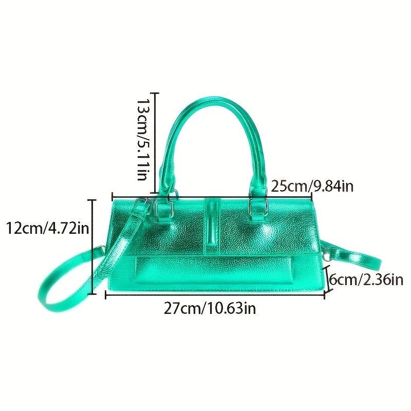 Y2K Crossbody Bag PU Shoulder Bag Women's Casual Handbag