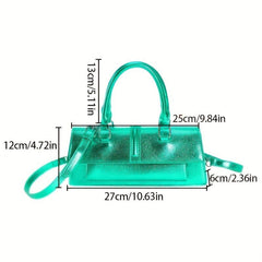 Y2K Crossbody Bag PU Shoulder Bag Women's Casual Handbag