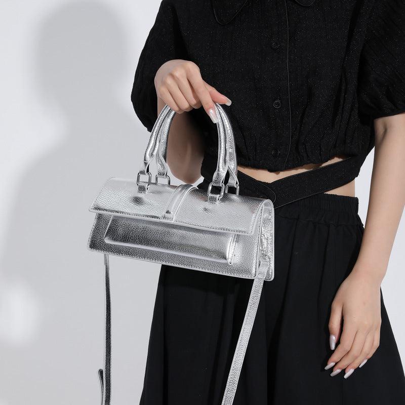 Y2K Crossbody Bag PU Shoulder Bag Women's Casual Handbag